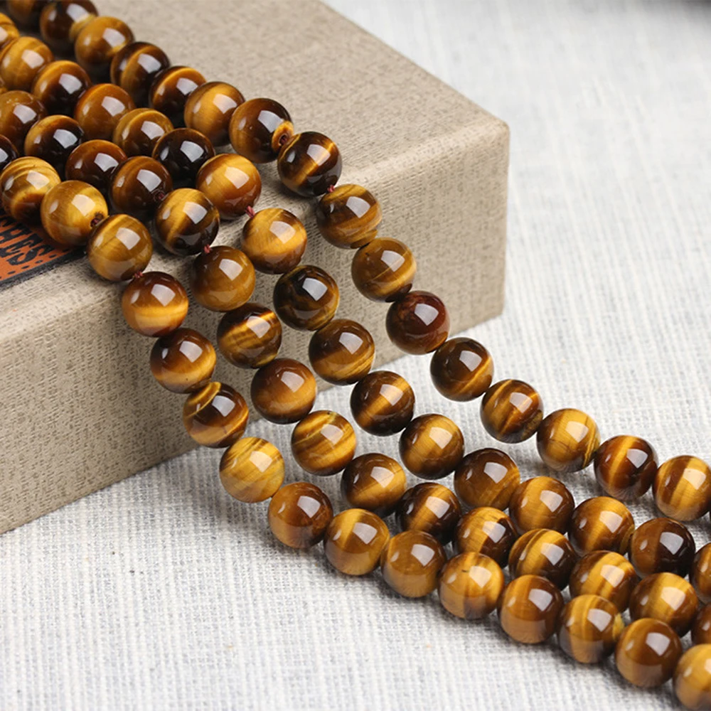 

Hot Sale Yellow Tiger Eye Agates Stone Charms Strand for Jewelry Making Best Quality Loose Beads DIY Bracelet Necklace Wholesale