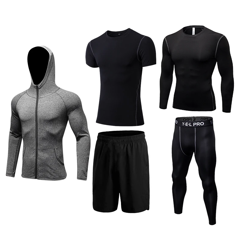 Горячая Распродажа: 5 шт. спортивный костюм для фитнеса колготки из дышащего