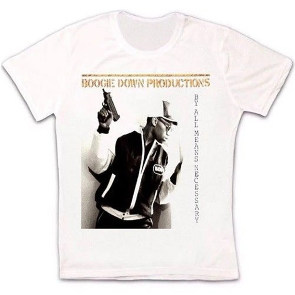 Boogie Down Productions 80S хип хоп рэп Ретро Винтажная футболка унисекс 1602 Удобная