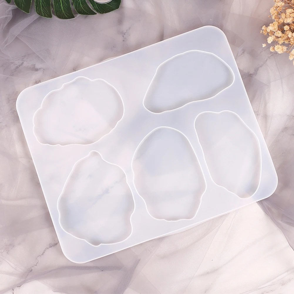 Силиконовые горки прессформы смолы Агат ювелирных изделий глина искусство