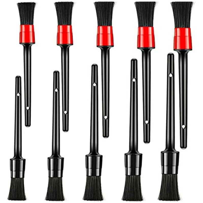 

AP68-Car Beauty Brush Car Cleaning Tool Plastic Handle for Cleaning Wheels and Rims 10Pcs