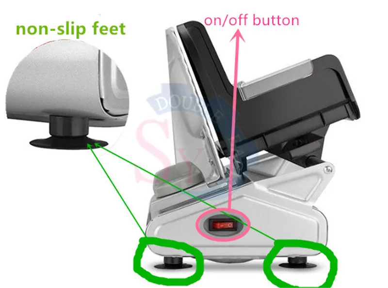 Электрический бытовой ломтерезка для говядины Ломтерезка мяса маленький бизнес