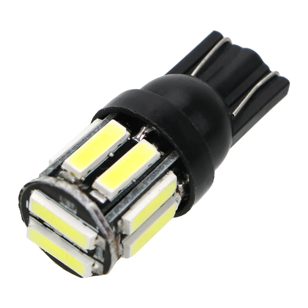 LEEPEE 1 пара T10 W5W 7020 10SMD сигнальных ламп замена заднего инструмент Панель настольная