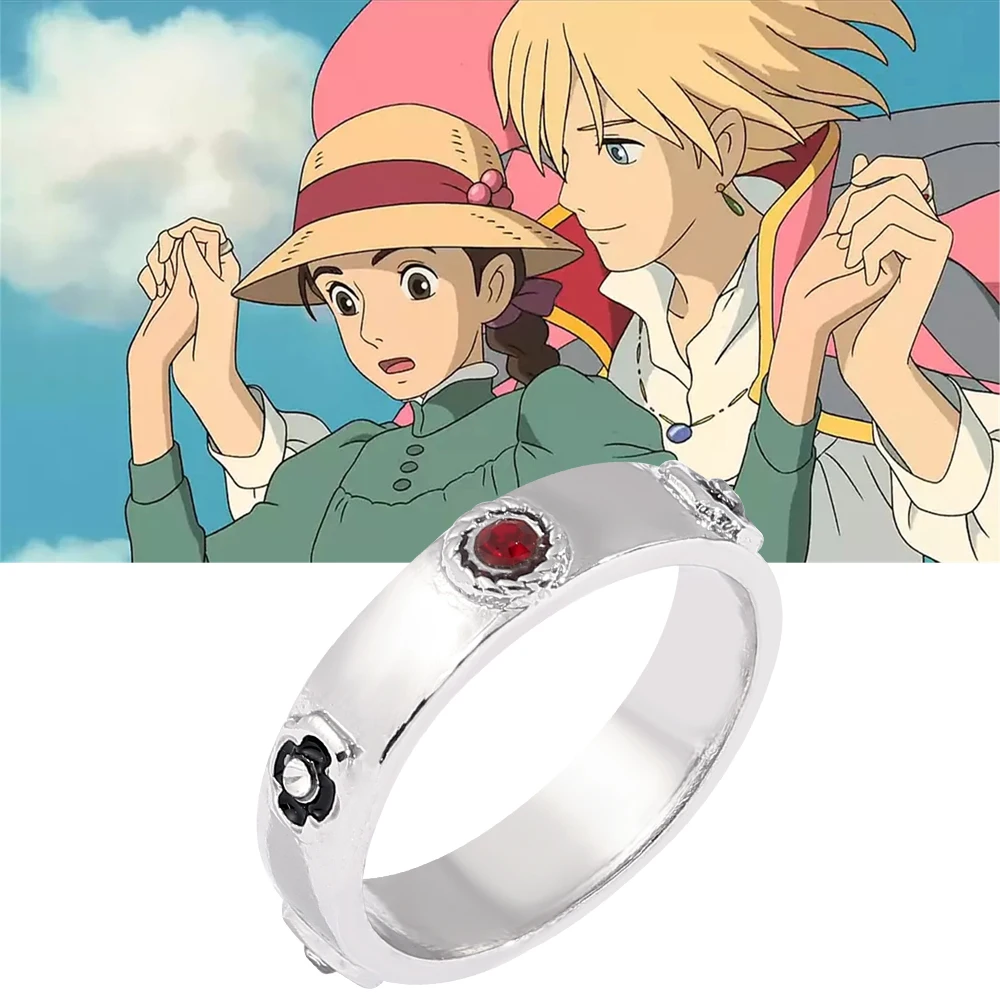Кольцо в виде движущегося замка аниме Хова Хаяо Миядзаки хой Софи реквизит для