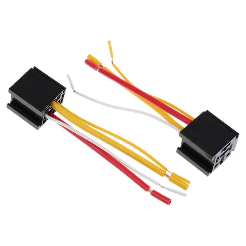 10 шт. автомобильные грузовик 4 Pin 12V 80 Ампер SPDT реле проводов разъем - купить по