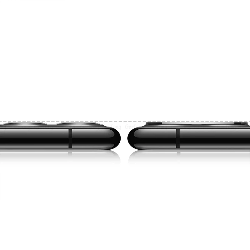 3D полный задний объектив камеры протектор экрана для iPhone 11 Pro Max стеклянная пленка алюминиевый Объектив защитный чехол для iPhone X XS Max XR