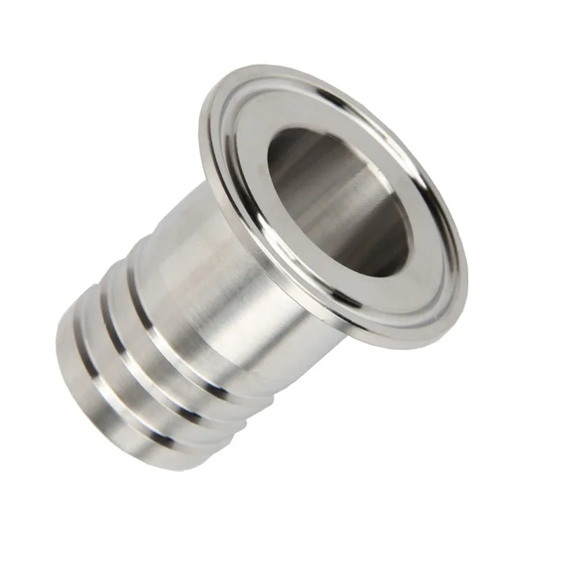 

Sanitary SUS304 Stainless Steel Hose Coupling Clamp Pagoda Head Ferrule OD 50.5/64/77.5