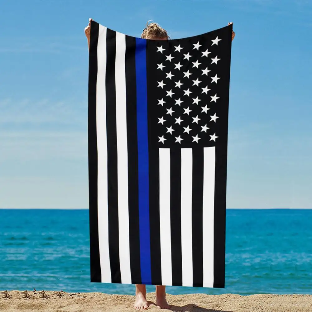 2020 пляжное полотенце с американским флагом из микрофибры принтом флага США для
