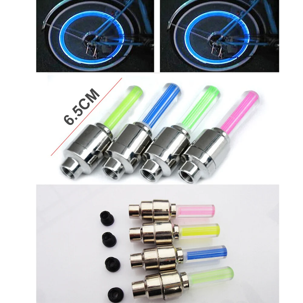 Велосипедная светодиодная крышка клапана для шин велосипедная вспышка горная