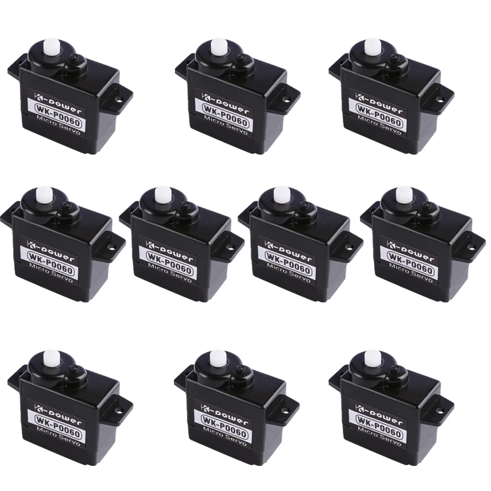 10 шт. K-power P0060 6G 1 2 кг/сек пластиковый мотор без сердечника сервопривод