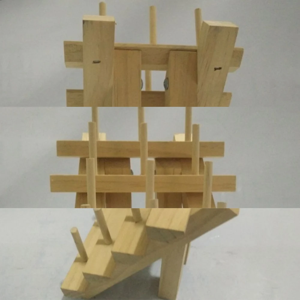 Складывающаяся швейная нить стойка деревянная резьба полка катушки стеллаж для