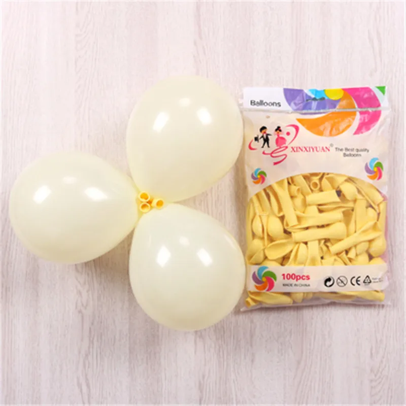 Yellow macaron XHLFCJ 30 шт. 5 дюймов конфеты Макаруны латексные воздушные шары Гелиевый шар для вечерние игрушки на день рождения детей Globos вечерние воздушные шары - Цвет: Yellow macaron