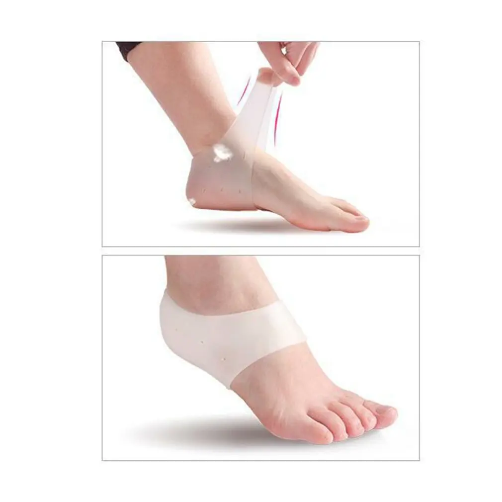 Exquisitely Designed Duralbe Silicone Heel Cover Breathable Moisturizing Gel Anti-cracking Socks |