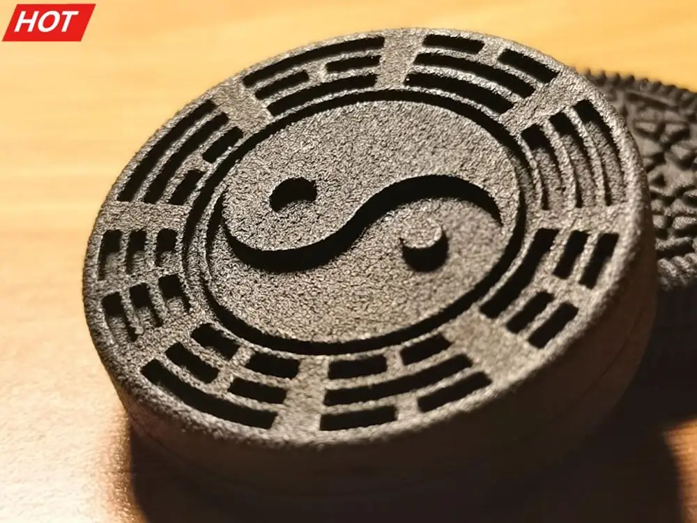 

Черный узор Tai Chi PPB матовая текстура магнитные монеты игрушки антистресс СДВГ игрушка для взрослых Забавный подарок