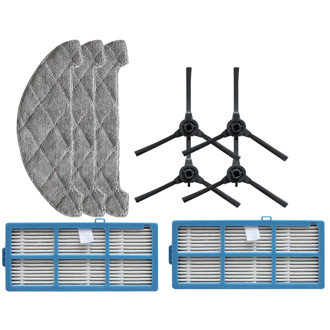 

Mop Cloth, Side Brush, Filter Accessory Set For Proscenic 850T Robot Cleaner 100% Brand New And High Quality