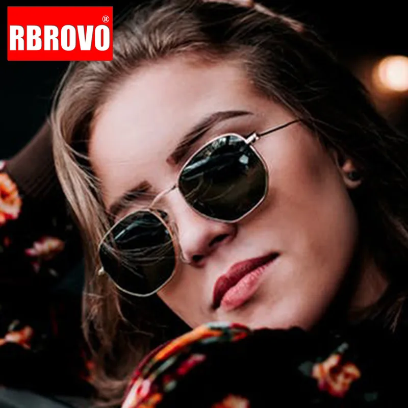 2021 поляризованные женские солнцезащитные очки RBROVO роскошные Брендовые уличные