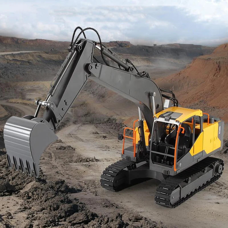 Детская игрушка с дистанционным управлением сплав экскаватор модель три в одном