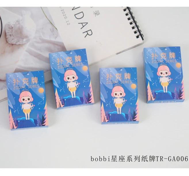 

Normal Cartoon Playing Cards Funny Cute Party Anime Playing Cards Gift Card Play Store Gra Planszowa Entertainment BH50PK