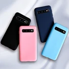 Чехол-накладка для Samsung galaxy S10, s10e, S20 Plus, S21 Pro, S21, S7 edge, S8, S9, Note 8, 9, 10, 20 Ultra, силикон, ТПУ