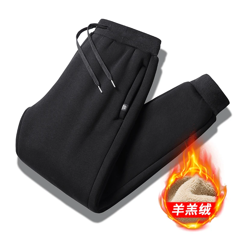 Штаны мужские зимние с меховой подкладкой флисовые тренировочные штаны 8xl |