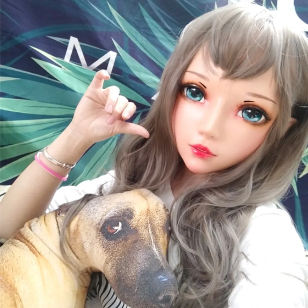 KnowU Kigurumi Перманентный макияж Аниме Кукла головной убор Crossdresser Косплей Crossdress BJD