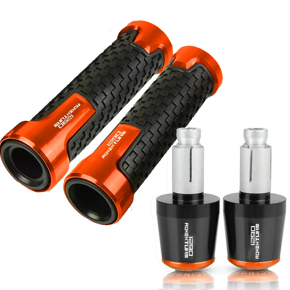 

For 1290 SupeR AdventuRe R/S 2015 1016 217 218 219 2020 2021 7/8'' 22mm Motorcycle Hand Grips Handle Bar Handlebar Grip End Plug