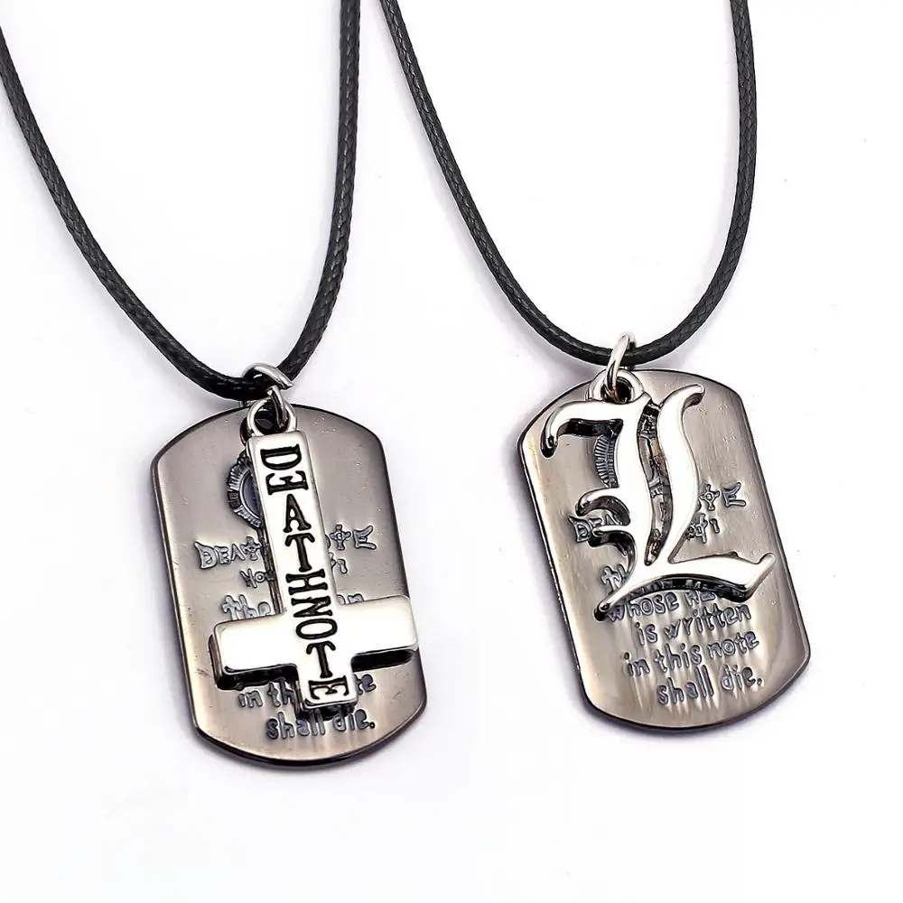 Ожерелье с подвеской тетрадь смерти для мужчин и женщин|Игровые фигурки