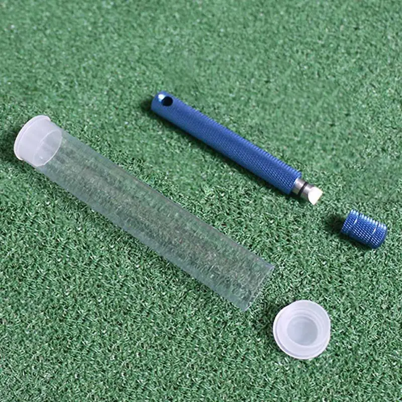 

1 Pcs Blue Golf Wedge Iron Groove Golf Club Cleaner Cleaning Tool Square