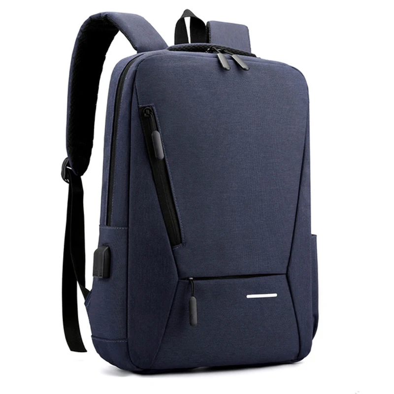 Backpack For Men USB Charging Luxury Gray Portable Bag For Laptop 13.3 Inch Multifunctional Designer Trend Urban Rucksack Man