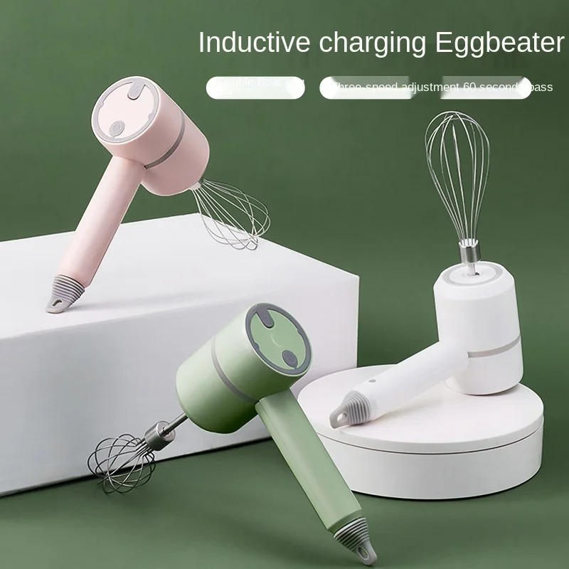 

Kitchen Wireless Electric Whisk Rechargeable Household Hand-held Electric Whisk Baking Mixer Hand-held Kitchenware