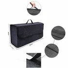 Органайзер из фетра для багажника автомобиля, прочный складной органайзер для груза с нескользящей нижней частью автомобильного гаджета, органайзер для первой помощи