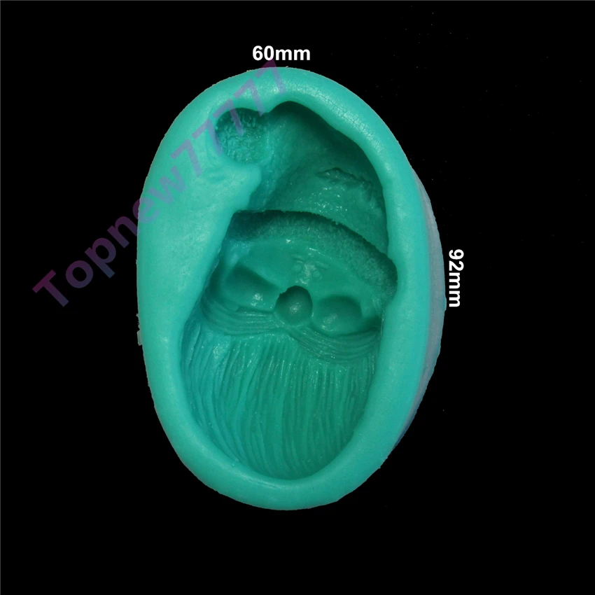 

Форма в форме Санта-Клауса, 3D форма для торта с мастикой, форма для сахарного торта, фотоинструменты ручной работы 2348