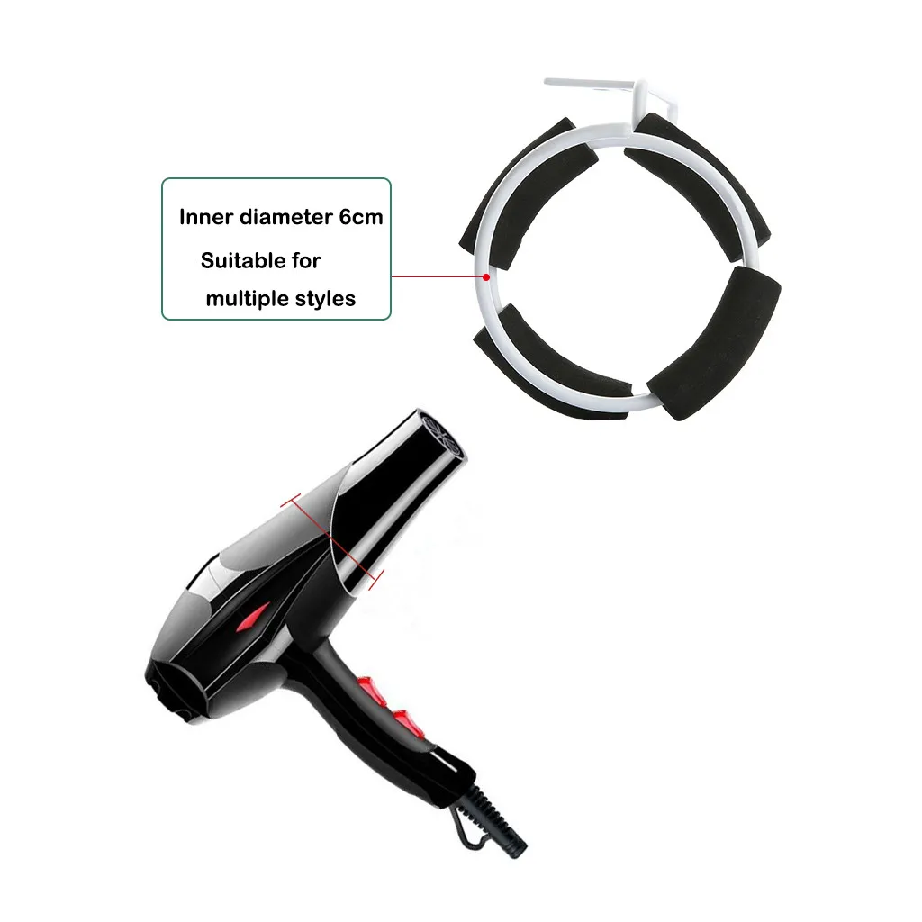 best selling 2019 products Wall Hair Dryer Rack Space Aluminum Bathroom Holder Shelf Storage home decoration accessories | Дом и сад