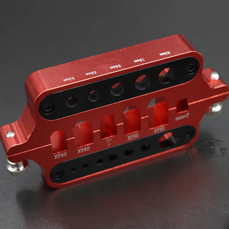 Rc Car Parts Metal Mini Red Soldering Tool Holder Model Cars Drone Marine Welding Tool T Plug Connector Xt60 Xt90 enlarge