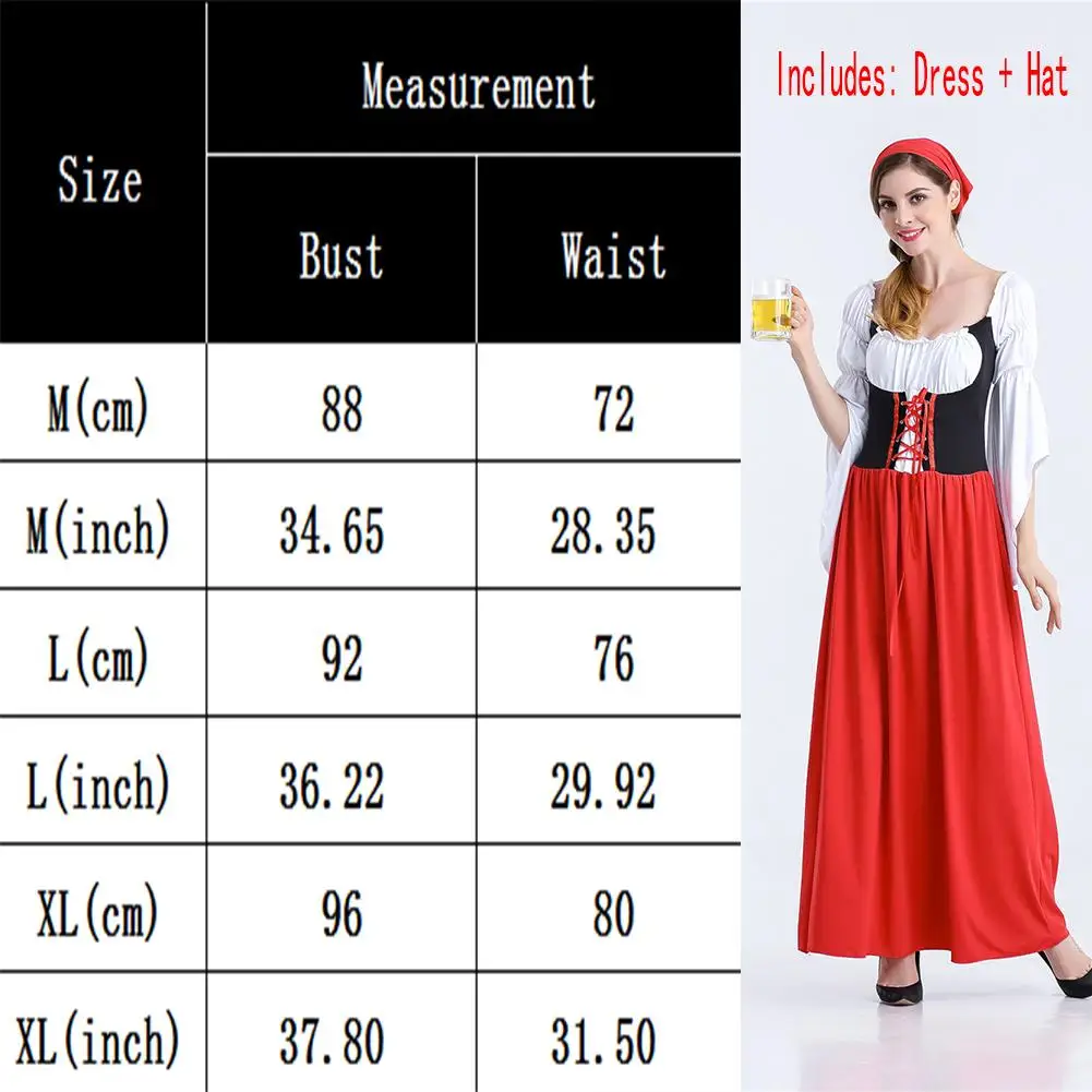 Женское длинное платье горничной на Октоберфест костюм для Фестиваля Пива