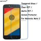 Закаленное стеклопрозрачное ПЭТматовое ПЭТ-стекло, Защитная пленка для Motorola Moto C XT1750 XT1754 XT1755 XT1758 5,0