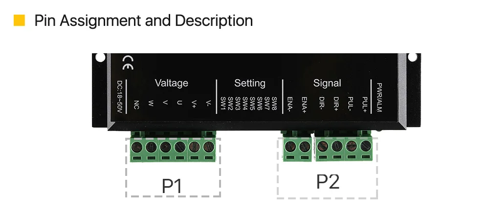 Cloudray 3 фазы 3DM580S Драйвер шагового двигателя напряжение питания 24-50VDC выход 1,0-8.0A ток