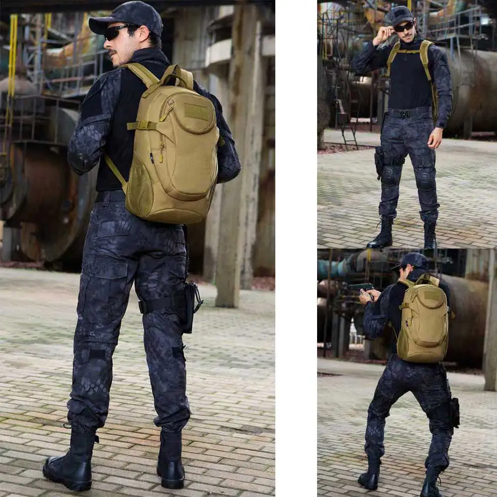 Тактический рюкзак SINAIRSOFT Molle 25 л для ноутбука 14 дюймов военная армейская сумка