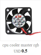 Кулер для процессора master rgb охлаждающий вентилятор 220 в 240 в 8 см 80 мм x 80 мм x 25 мм металлический бесщеточный промышленный вентилятор для охлаждения переменного тока Прямая поставка