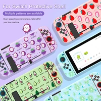 for nintendo switch protective case fruit series soft tpu shell split shell full cover for switch accessories skin