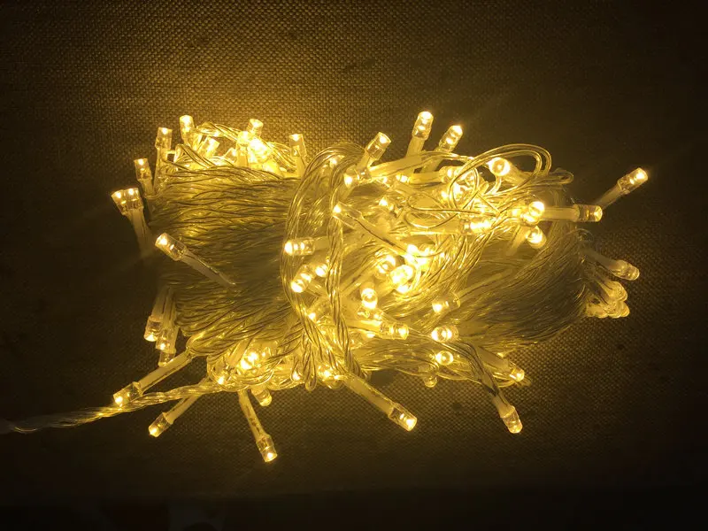 200 светодиодный 20 м гирлянды сказочные огни Рождество 64 футов гирлянда садовое