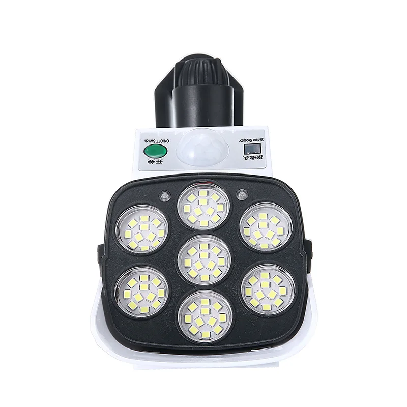 

ABS plastic 77 LED Solar Powered PIR Motion Sensor Wall Lights Outdoor Garden Security Lamp 3 Modes 195x104x90mm