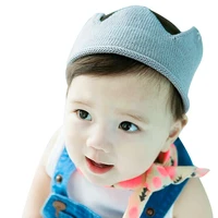 solid kids headband baby boy girls newborn photography prop knitted cute crown hat unisex baby accessories baby gift photo shoot