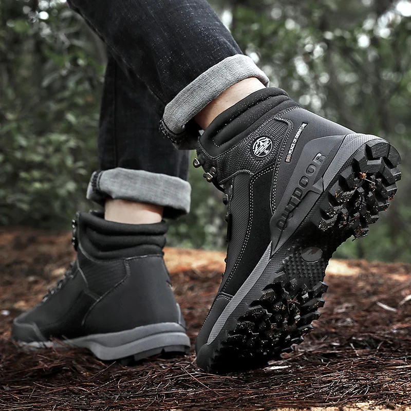 

Winter Shoes For Men Tenis Altos Hightop Sneakers Men Mens High Top Shoes Men's Winter Leather Sport Zapatos Hombre Invierno