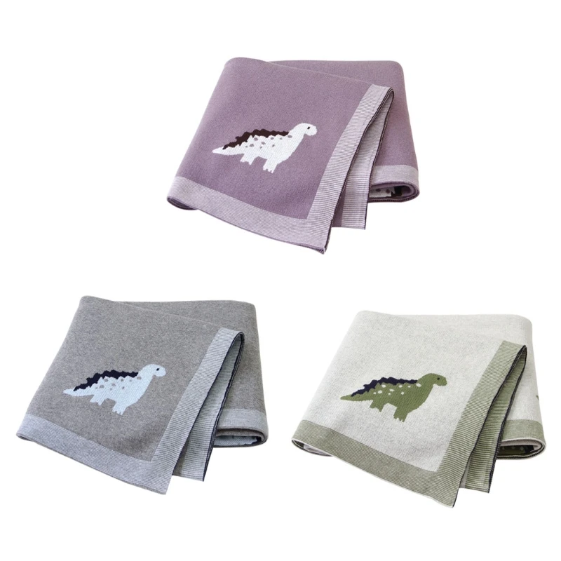 

Baby Blankets Dinosaur Newborns Swaddle Wrap Stroller Sofa Bedding Crib Quilts