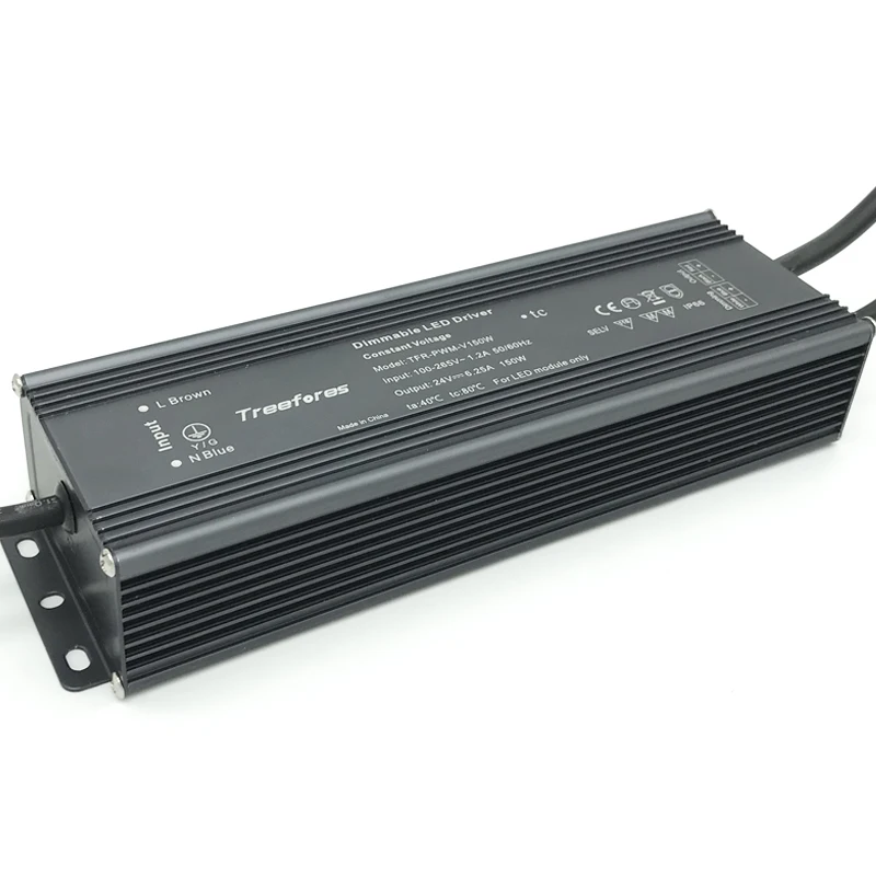 DALI DC 12V 24V приглушаемый светодиодный драйвер адаптер 10W 15W 30W 36W 45W 60W 80W 100W 120W 150W 200W 300W