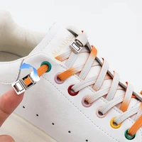 2022 new magnetic lock no tie shoelaces elastic shoe laces sneakers laces kids adult lazy shoelace one size fits all shoes
