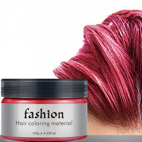 Jimwood 120g Unisex DIY Hair Color Wax Mud Dye Cream Temporary one-time styling  pomade Modeling 8 Colors Available images - 6