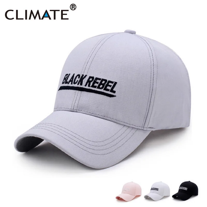 

Черная бейсболка CLIMATE Rebel, новинка, модная женская бейсболка от солнца в уличном стиле