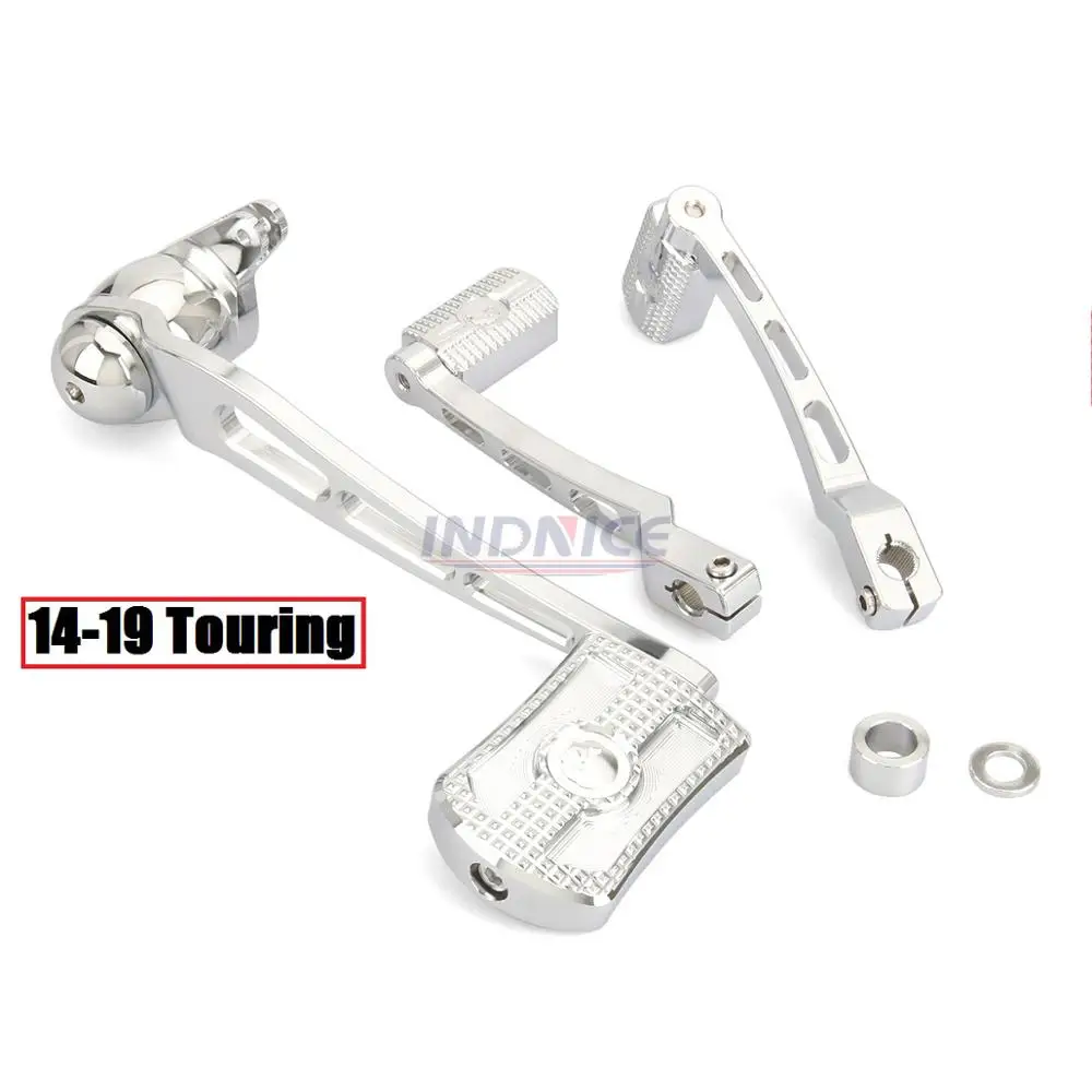Хромированная головка с черепом рычаг переключения рычагов колышки для harley touring